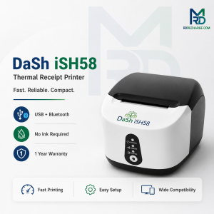 DaSh iSH58 Thermal Receipt Printer USB and bluetooth