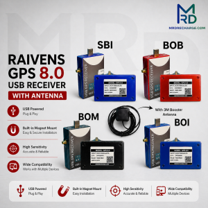 Raivens USB GPS Receiver 8.0 for Bank CSP (Optional Antenna)