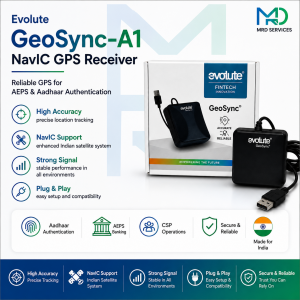GeoSync-A1 NavIC GPS Device for AEPS Banking & Aadhaar Use