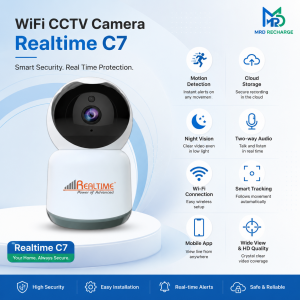 WiFi CCTV Camera C7 – Full HD Security Camera