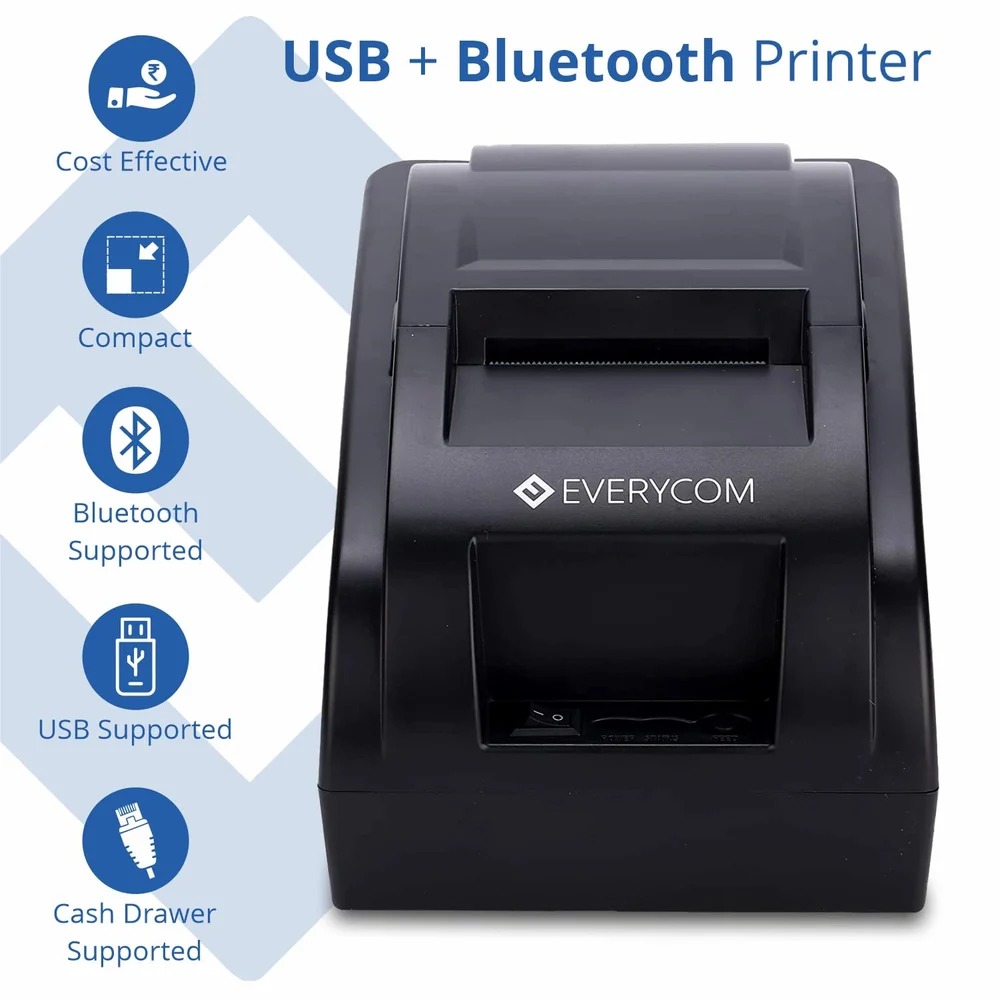 EC58 USB Bluetooth Thermal Printer Everycom - Image 3