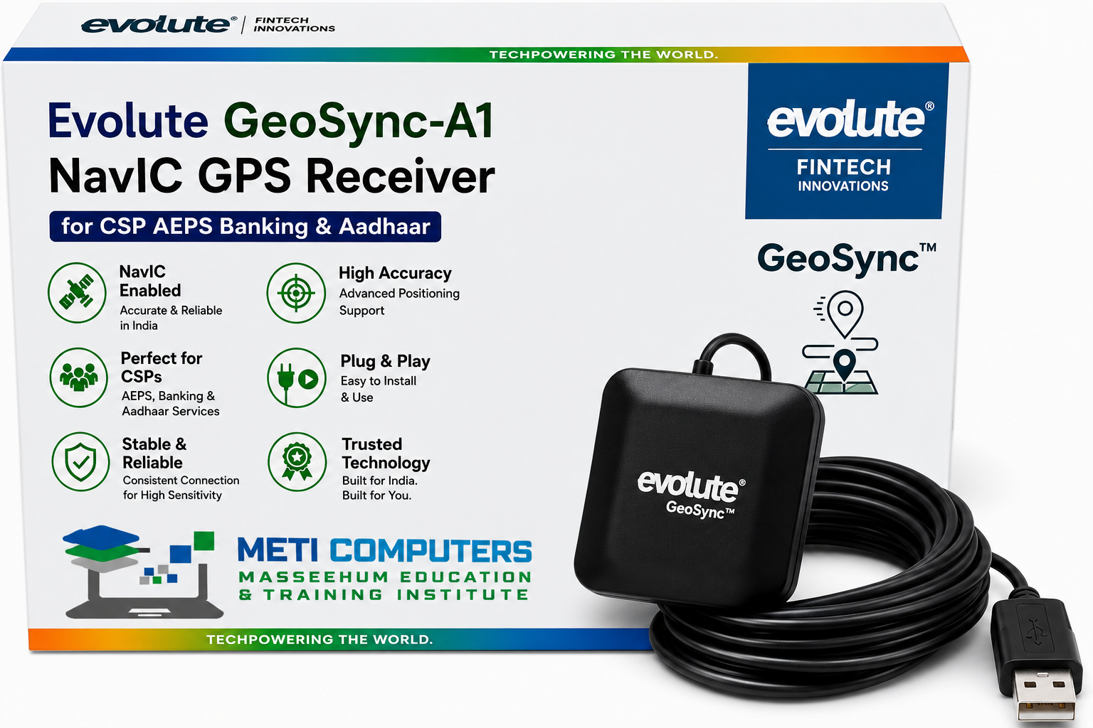 GeoSync-A1 NavIC GPS Device for AEPS Banking & Aadhaar Use - Image 2